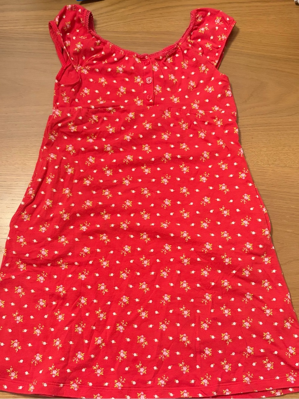 3 for $12 Old Navy Girls' Red Floral Dress